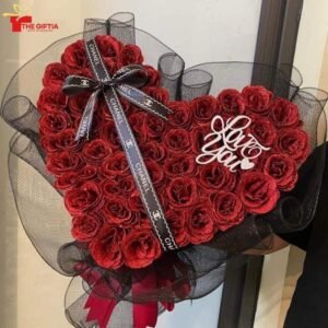 Glittery Heart Bouquet