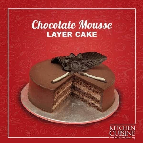 Chocolate Mousse Layer Cake
