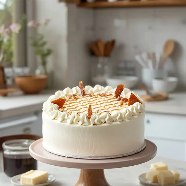 Caramel Crunch Cake