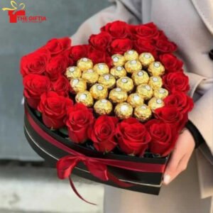 Heart Floral Chocolate